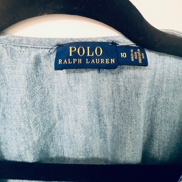 Ralph Lauren Chambray Blue Midi Dress - Picture 4 of 5